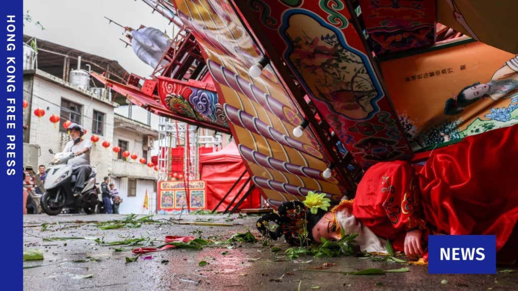 Typhoon Champi knocks out power to thousands in Taiwan